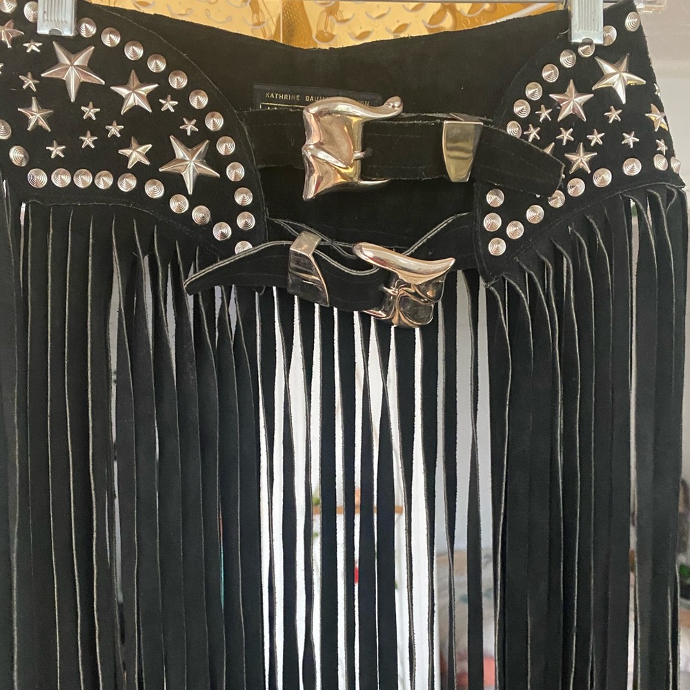 K. Baumann suede fringe belt.Unworn🤟🏽